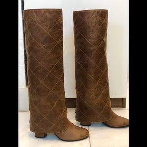 Chanel quilted boots original price $2200